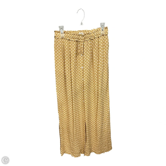 Skirt Maxi By Upwest In White & Yellow, Size: Xs