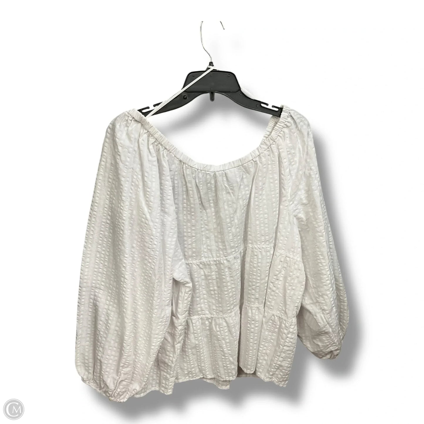 Top Long Sleeve By Old Navy In White, Size: Xxl