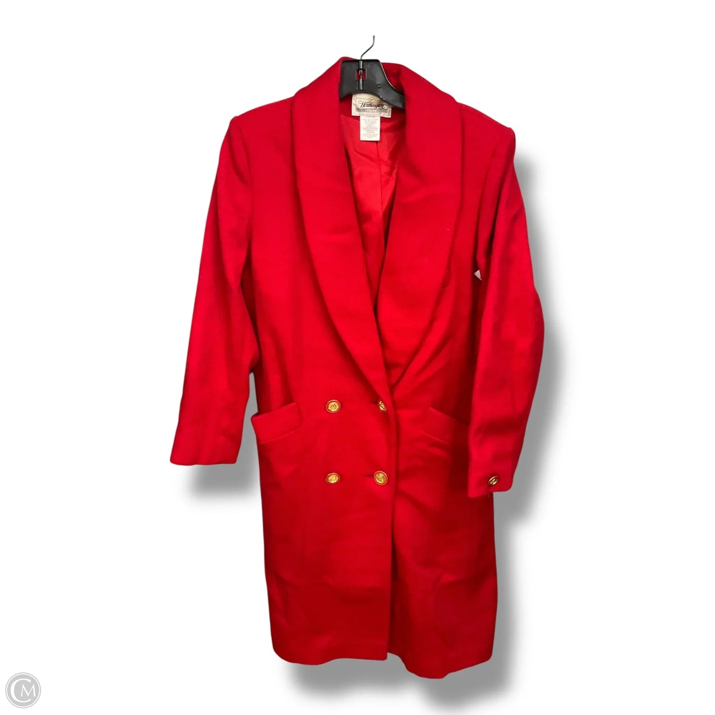 Coat Wool By Worthington In Red, Size: 4p