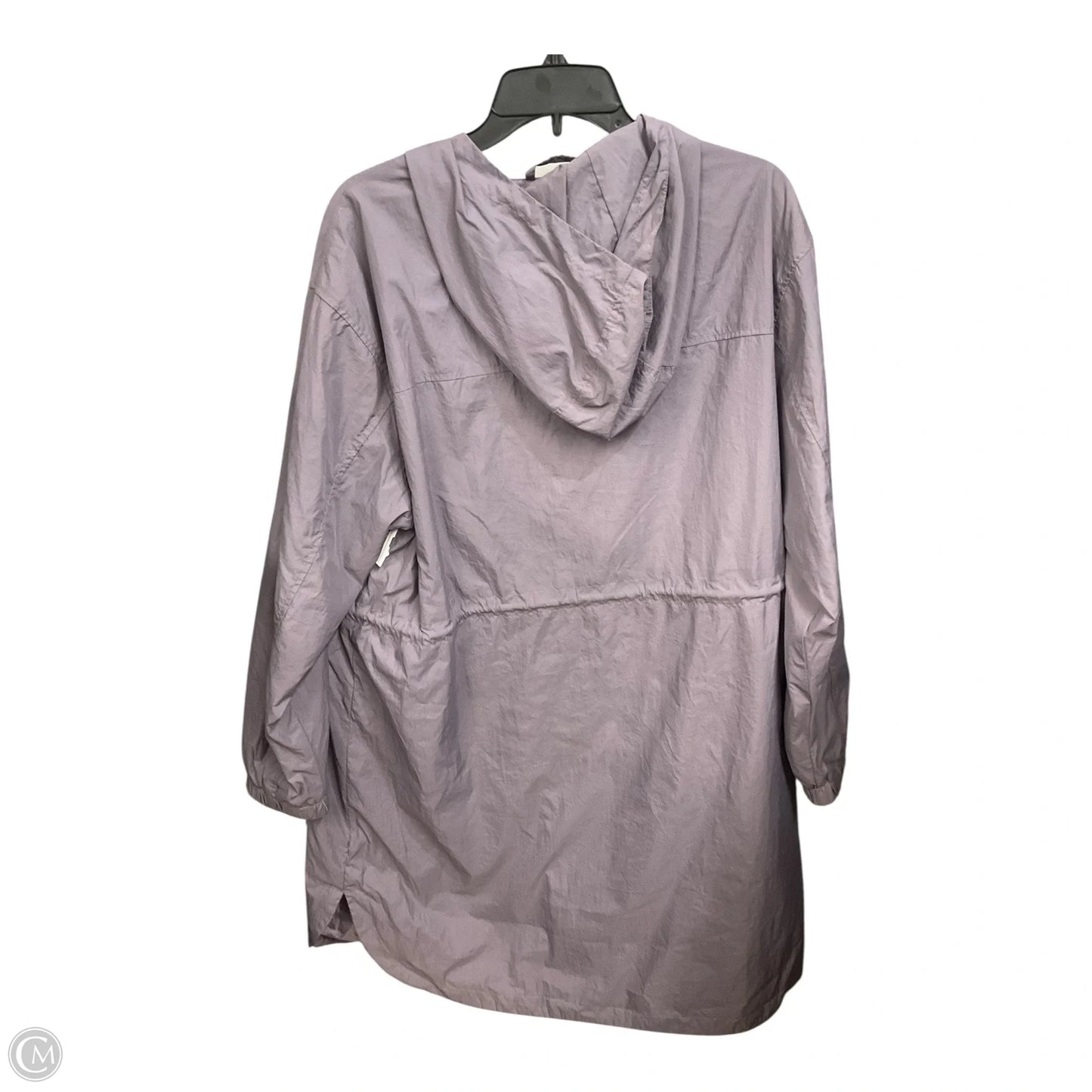 Jacket Windbreaker By A New Day In Purple, Size: Xxl