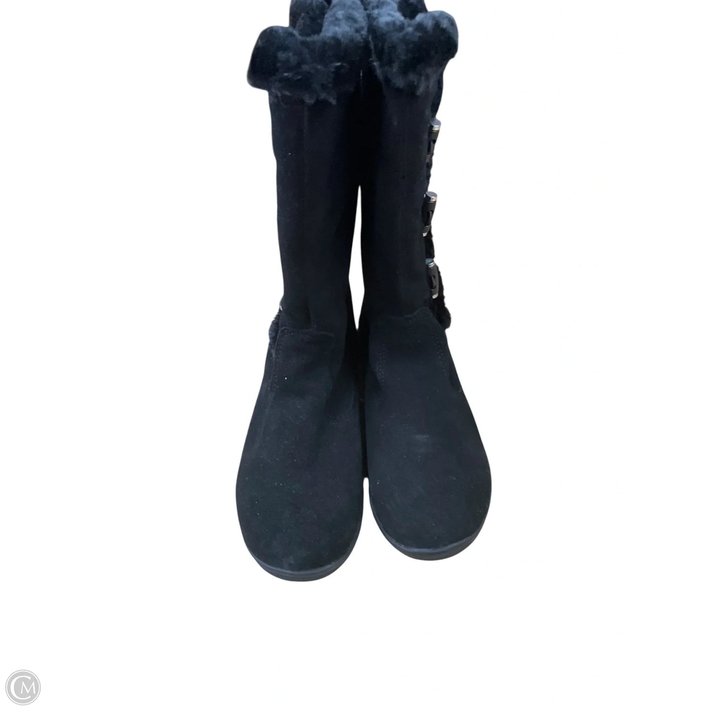 Boots Mid-calf Flats By White Mountain In Black, Size: 8.5