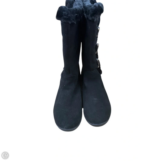 Boots Mid-calf Flats By White Mountain In Black, Size: 8.5