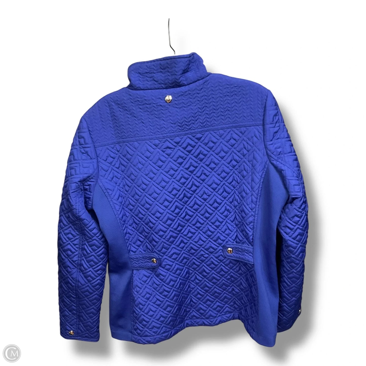 Coat Puffer & Quilted By Weatherproof In Blue, Size: L