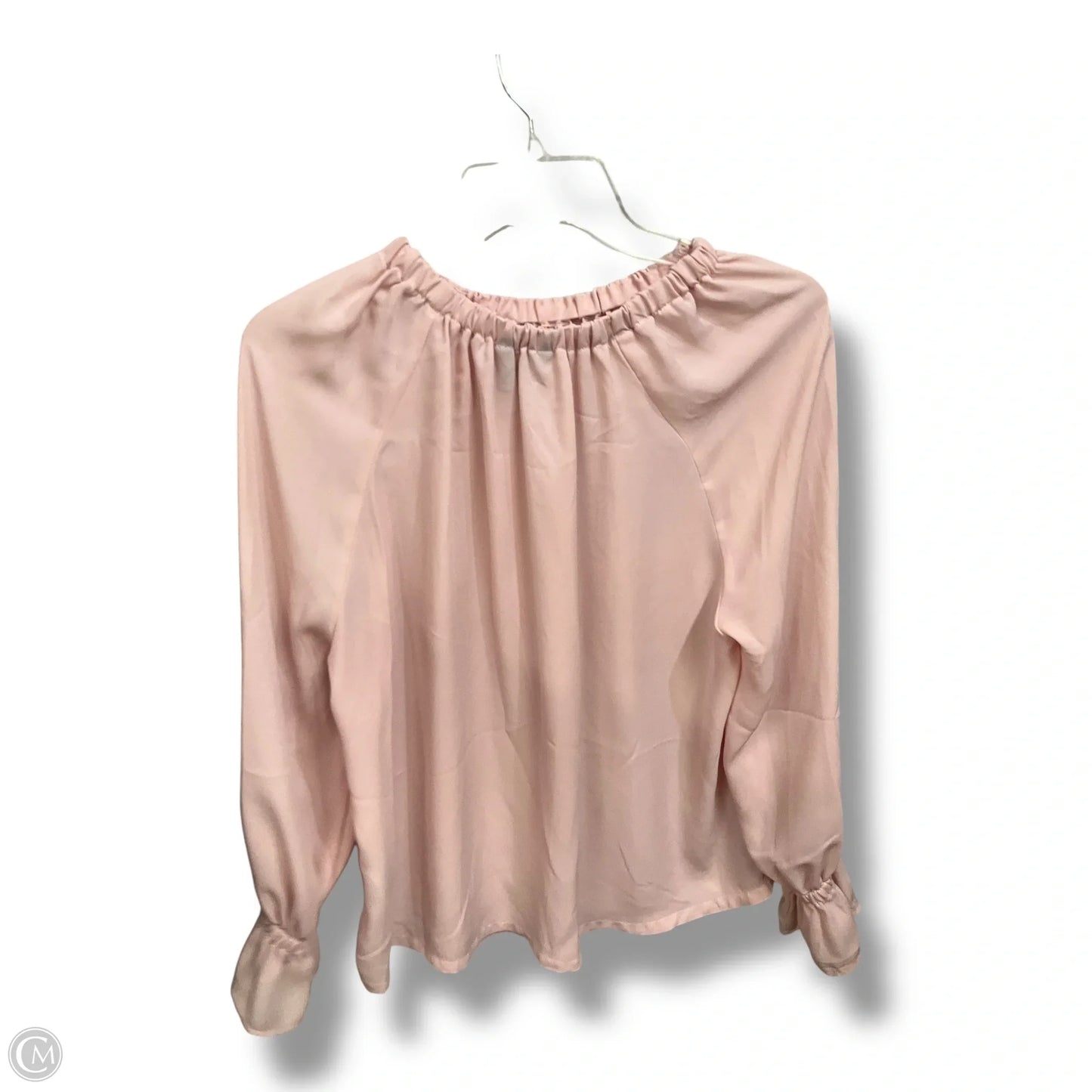 Top Long Sleeve By Banana Republic In Pink, Size: S