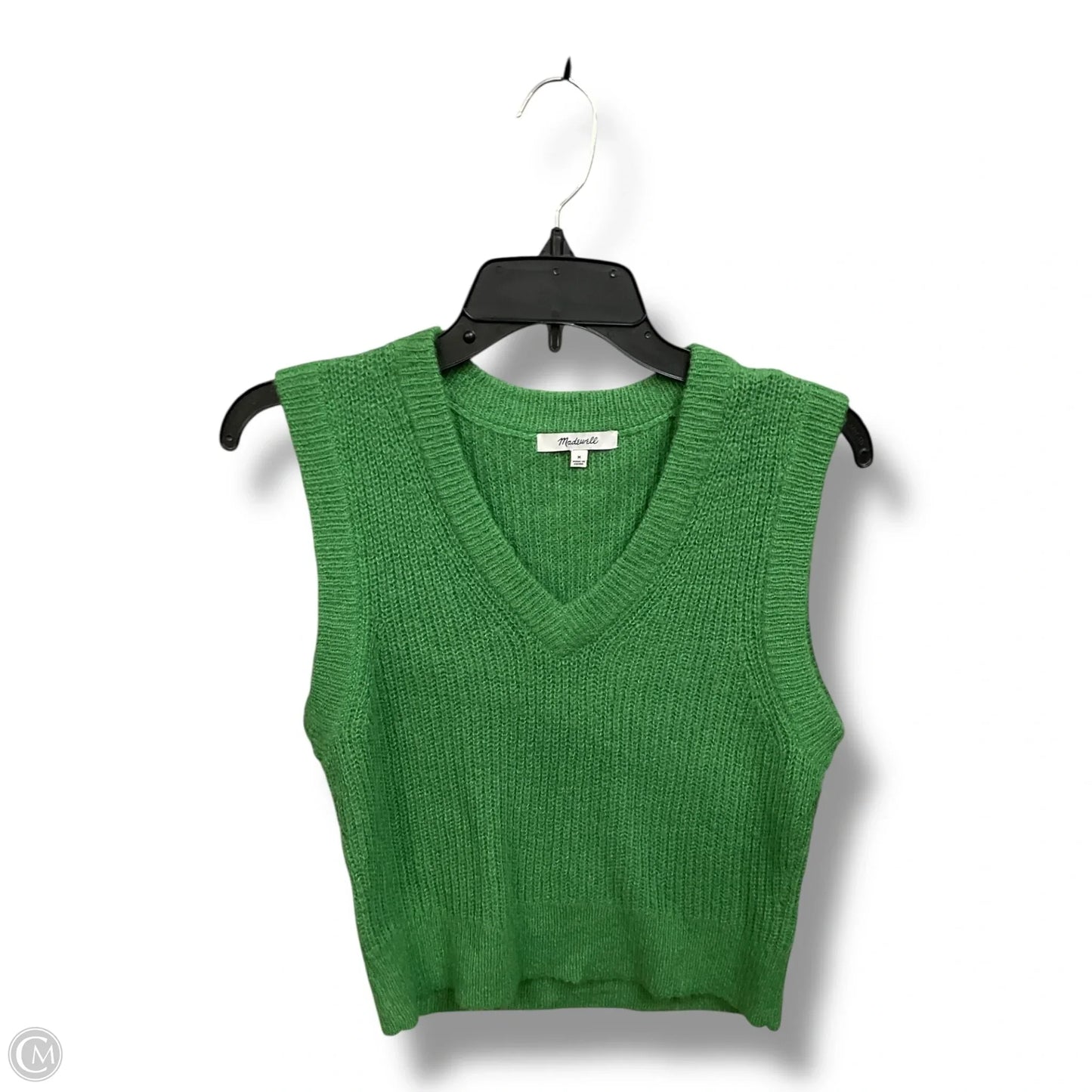Vest Sweater By Madewell In Green, Size: M