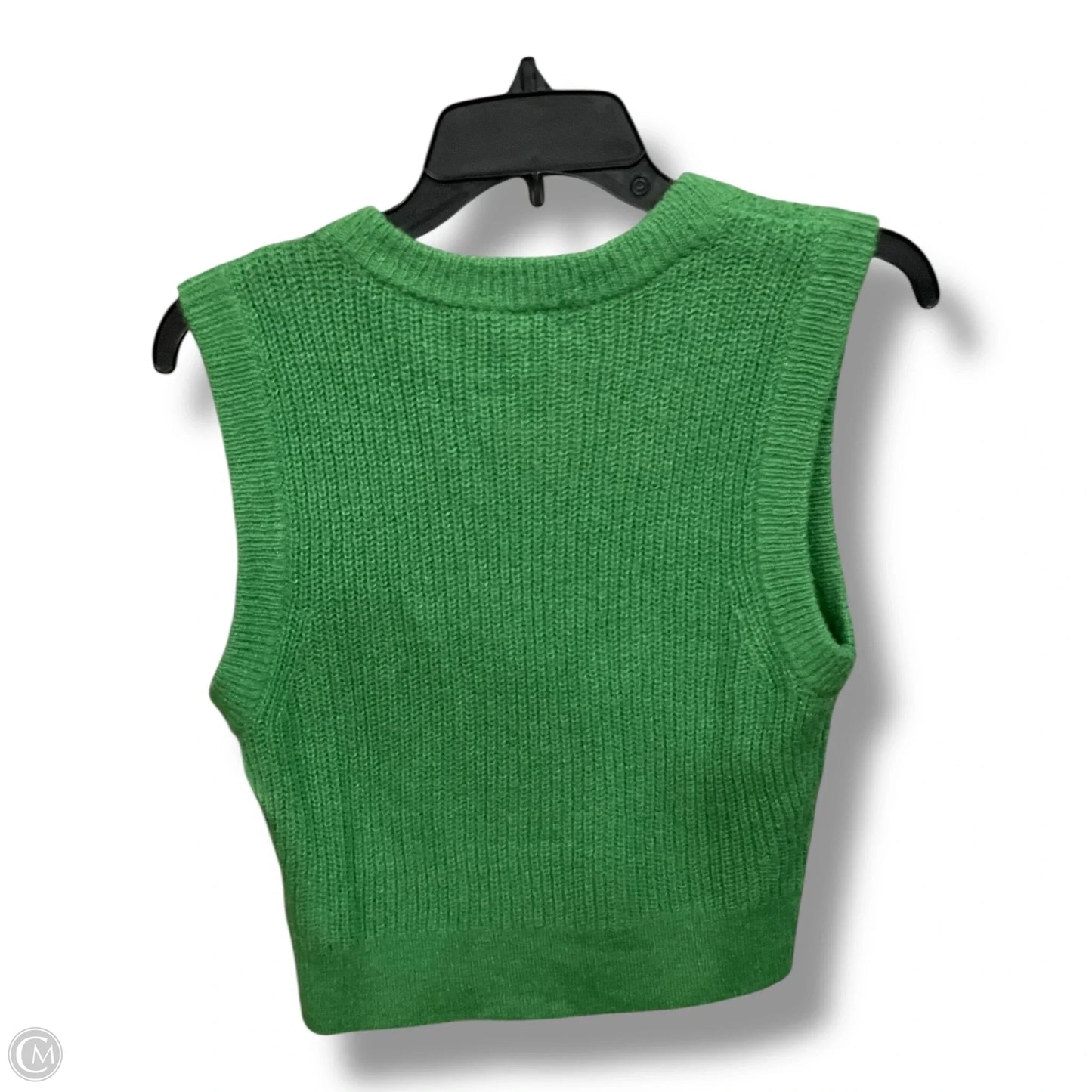 Vest Sweater By Madewell In Green, Size: M
