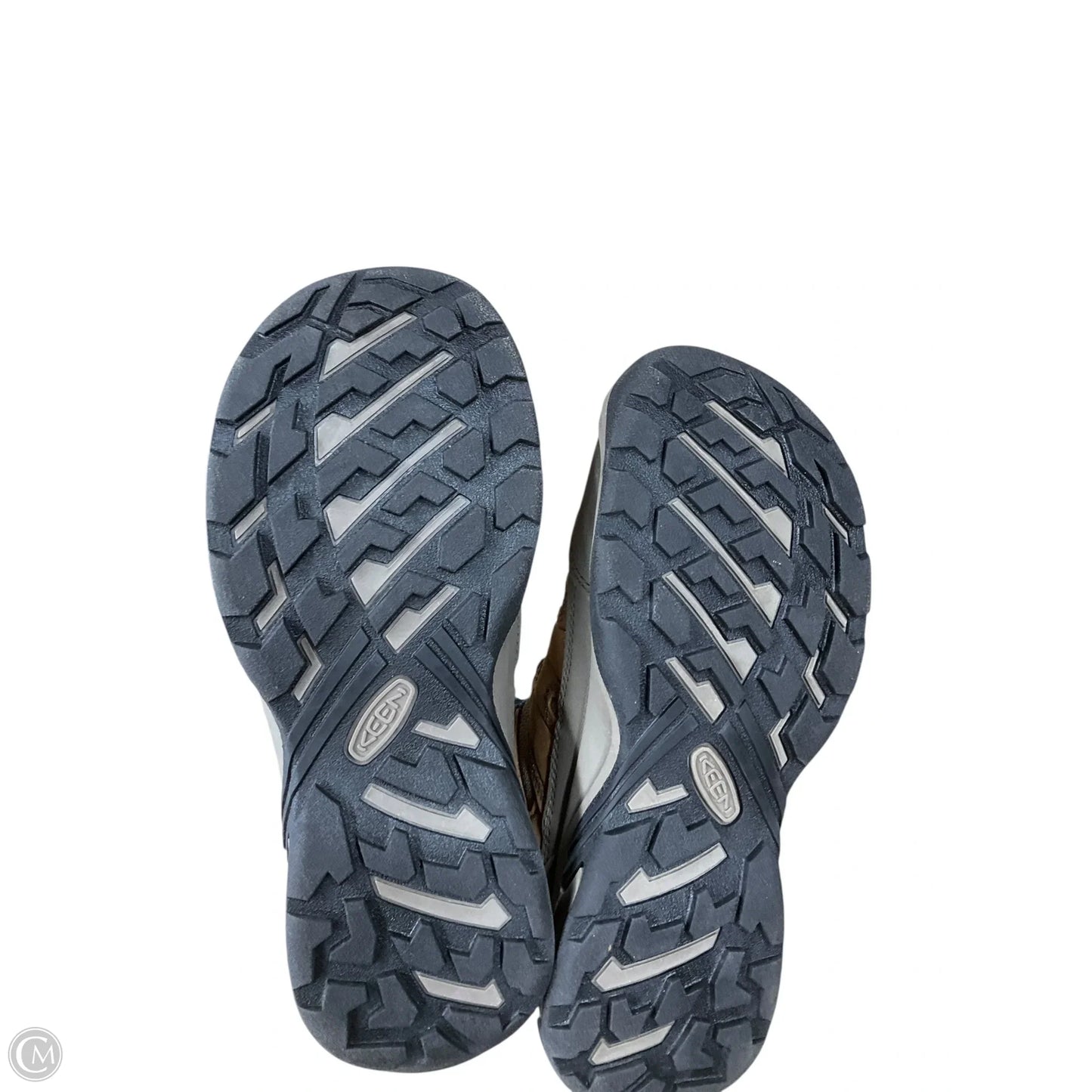 Shoes Hiking By Keen In Blue & Brown, Size: 7
