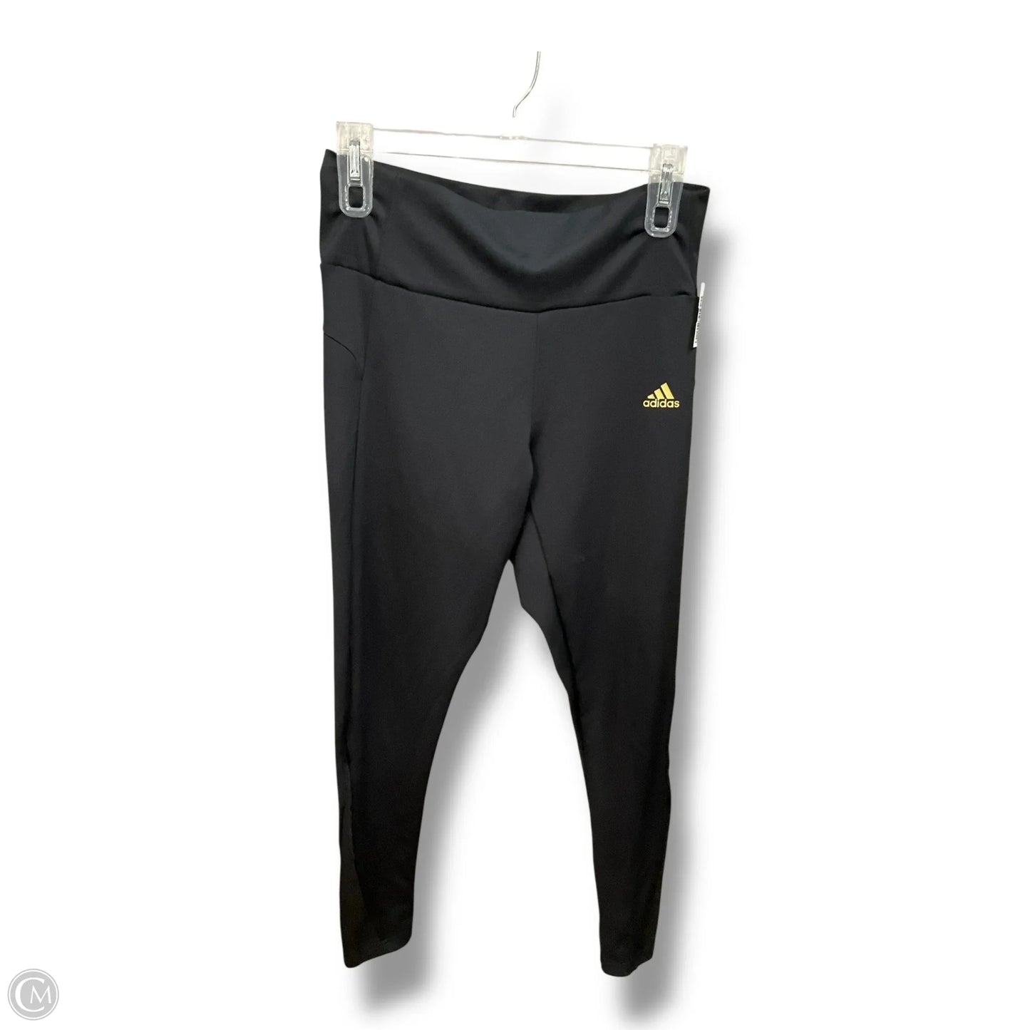 Athletic Leggings By Adidas In Black, Size: M