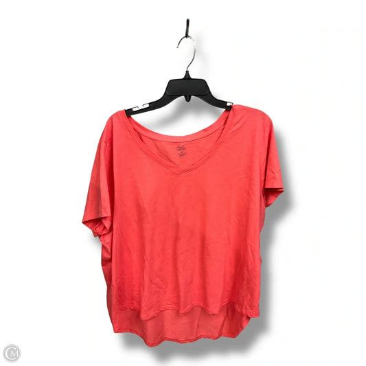 Top Short Sleeve Basic By Falls Creek In Pink, Size: 3x