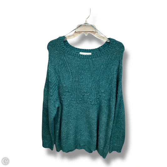 Sweater By Adyson Parker In Teal, Size: 2x