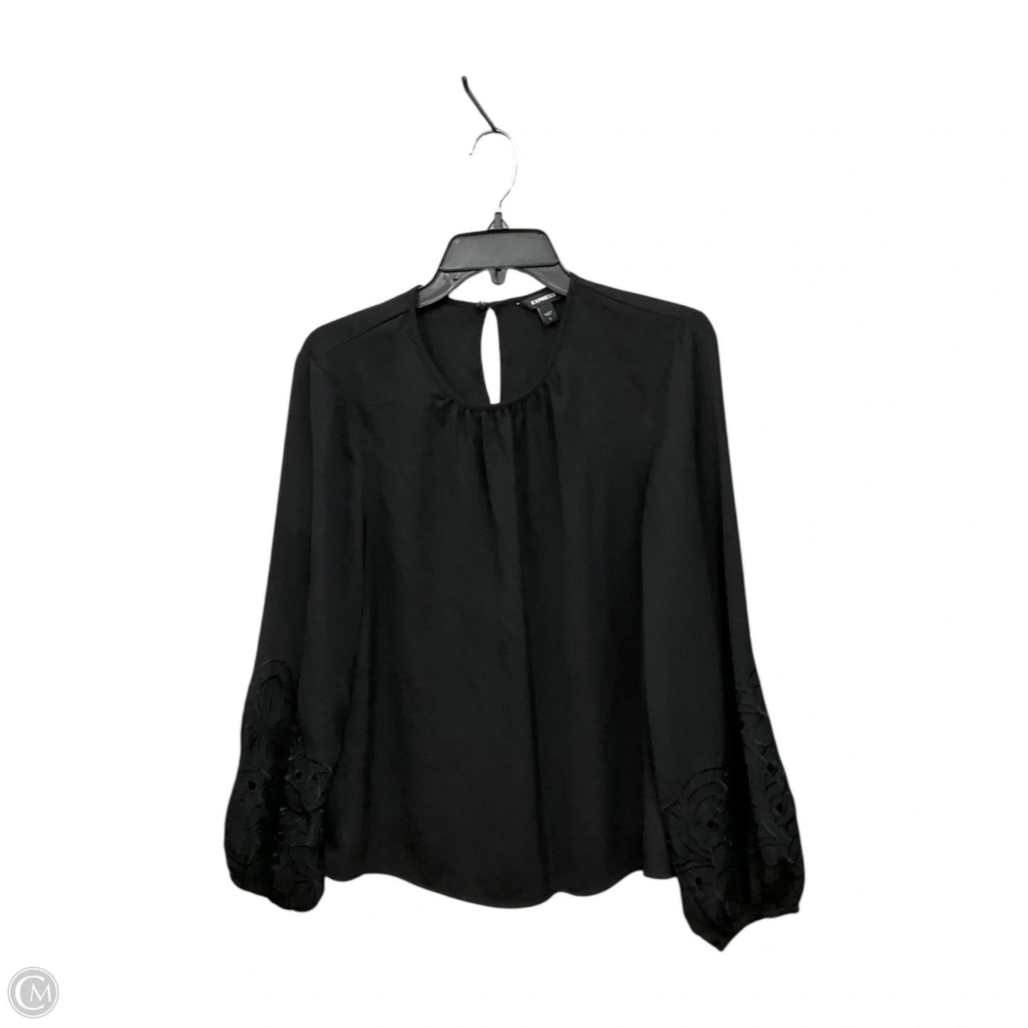 Top Long Sleeve By Express In Black, Size: L