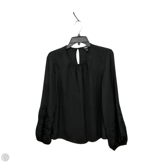Top Long Sleeve By Express In Black, Size: L