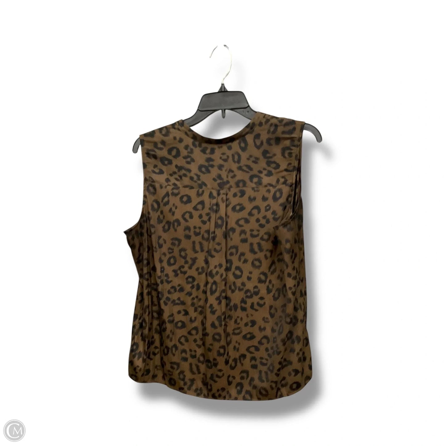 Top Sleeveless By Banana Republic In Animal Print, Size: L