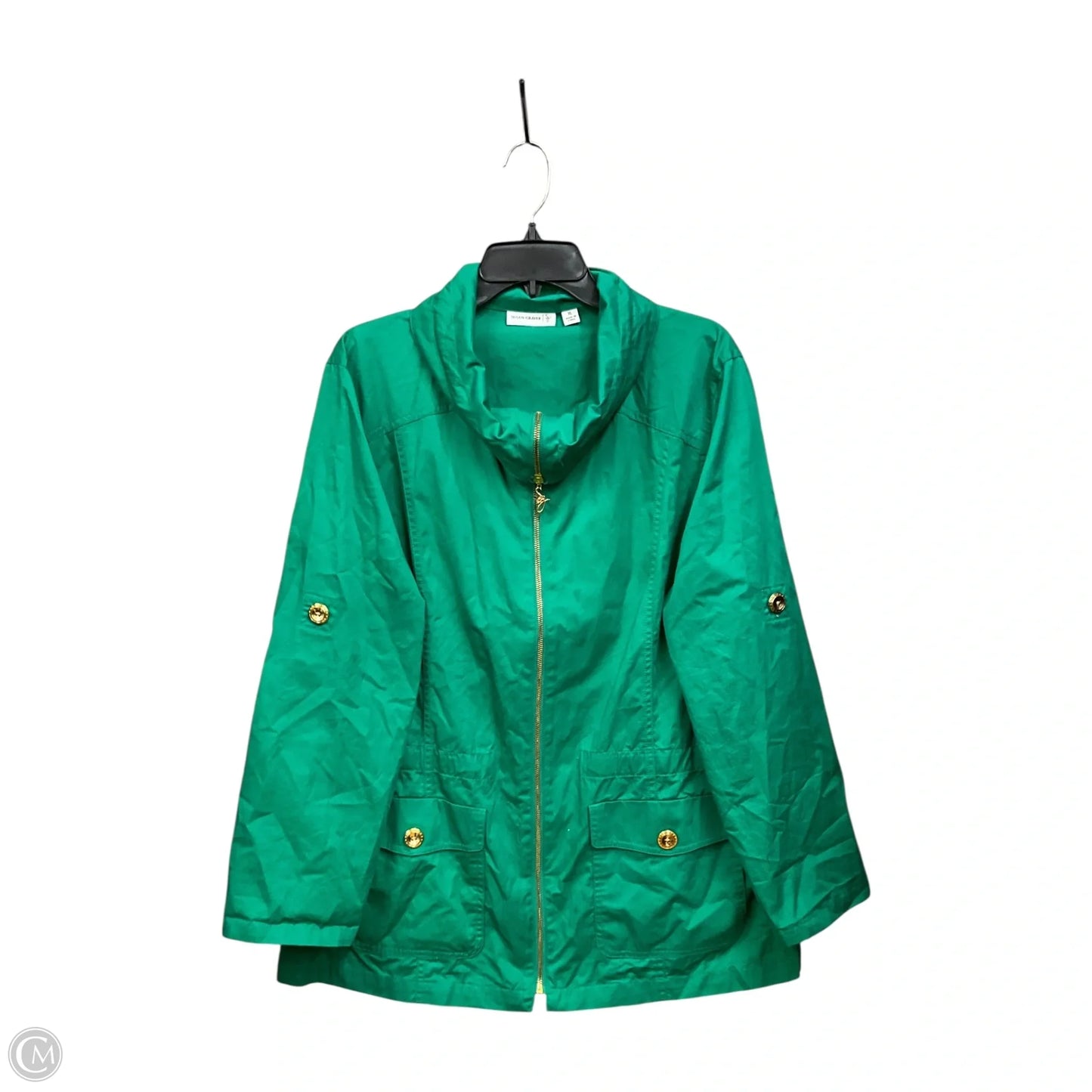 Jacket Other By Susan Graver In Green, Size: Xl