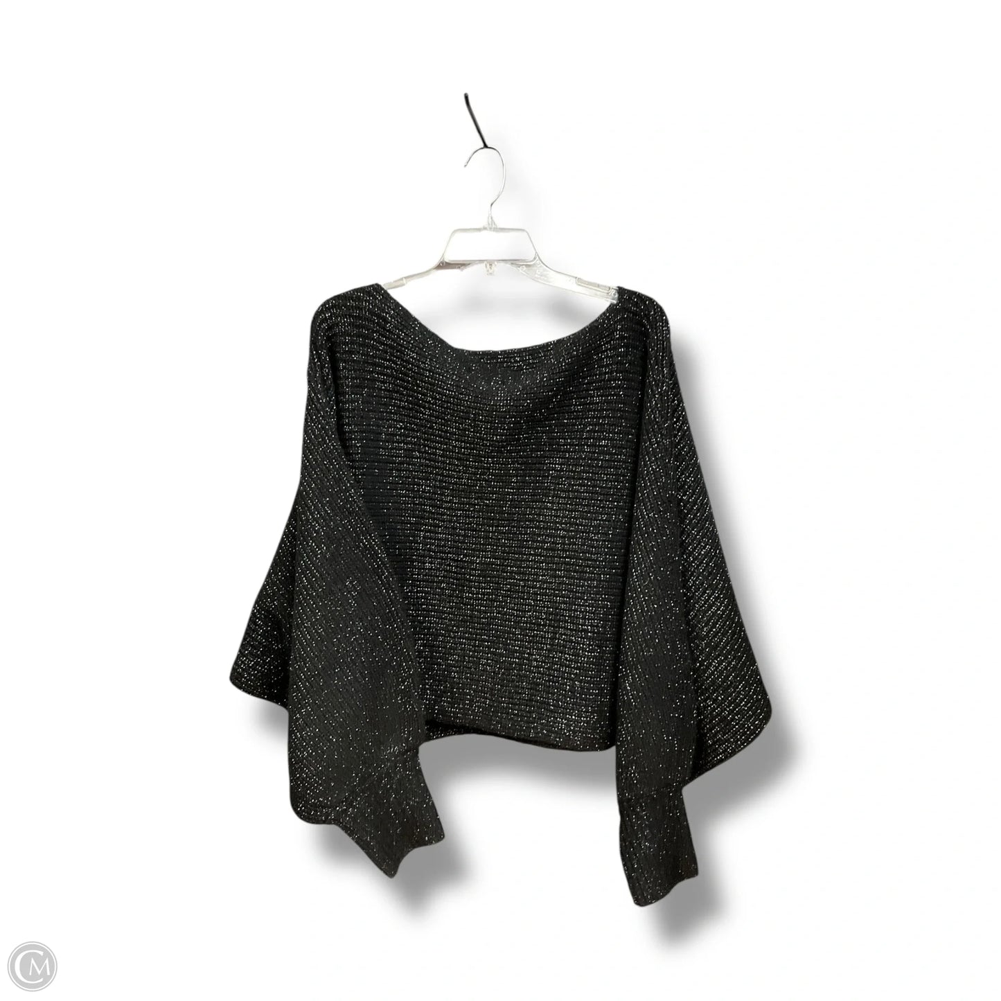 Sweater By She + Sky In Black & Silver, Size: L
