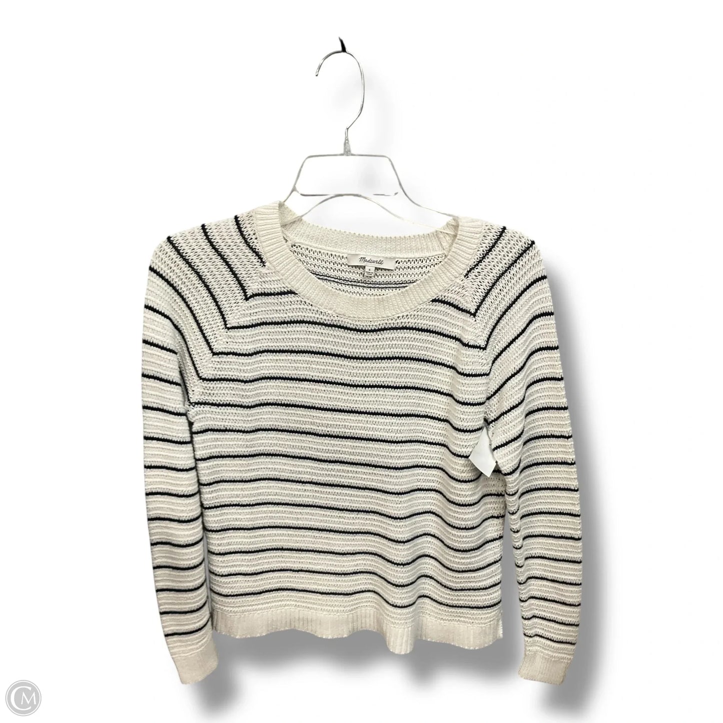 Sweater By Madewell In Striped Pattern, Size: S