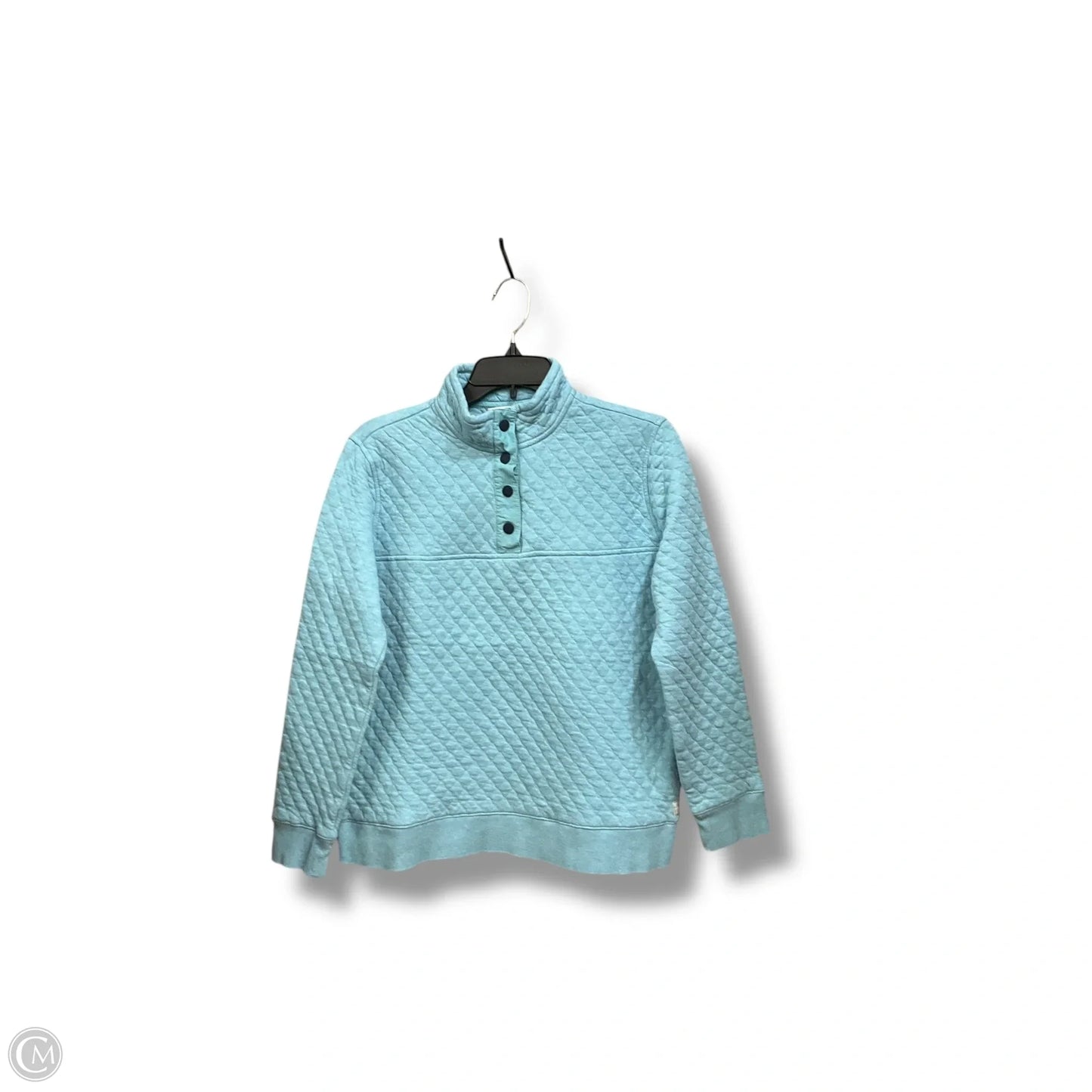 Top Long Sleeve By Southern Tide In Aqua, Size: S