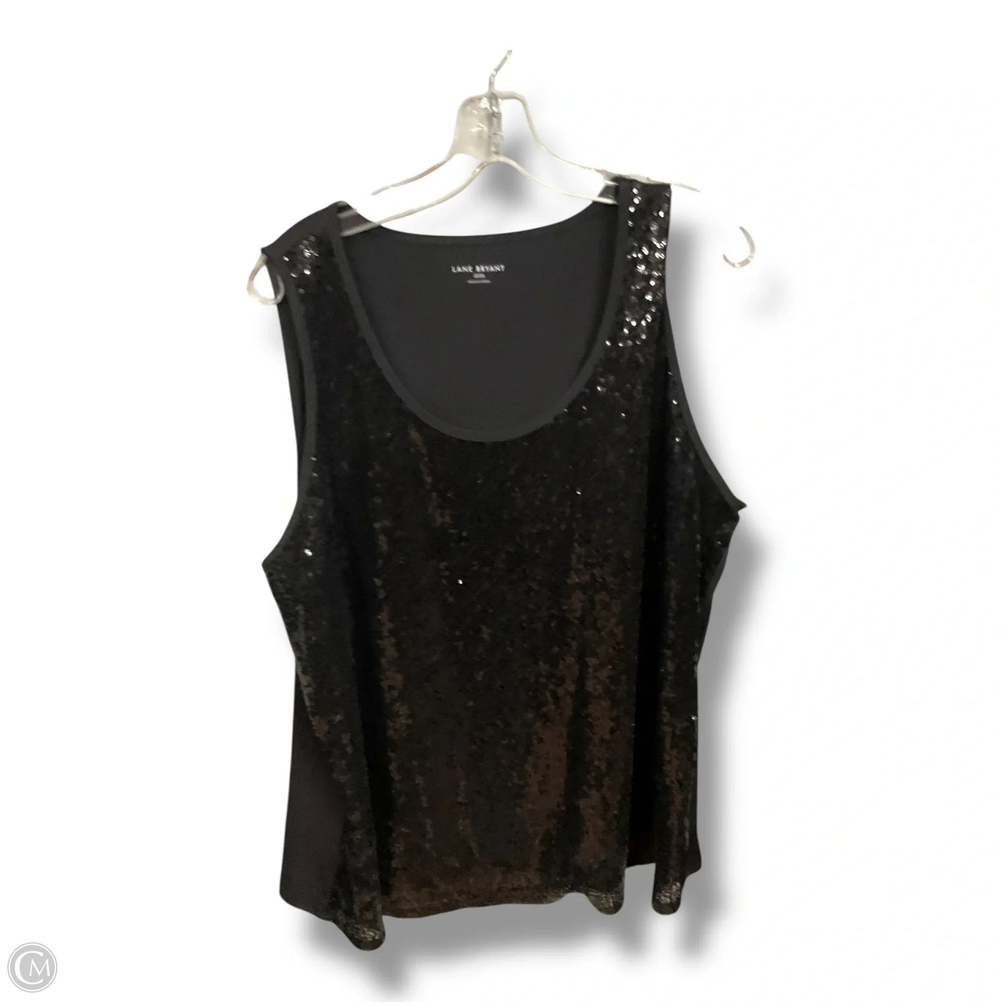 Top Sleeveless By Lane Bryant In Black, Size: 3x