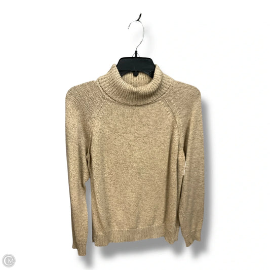 Top Long Sleeve By Karen Scott In Tan, Size: M