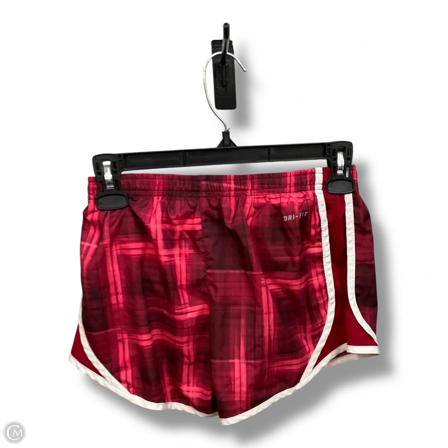 Athletic Shorts By Nike Apparel In Plaid Pattern, Size: M