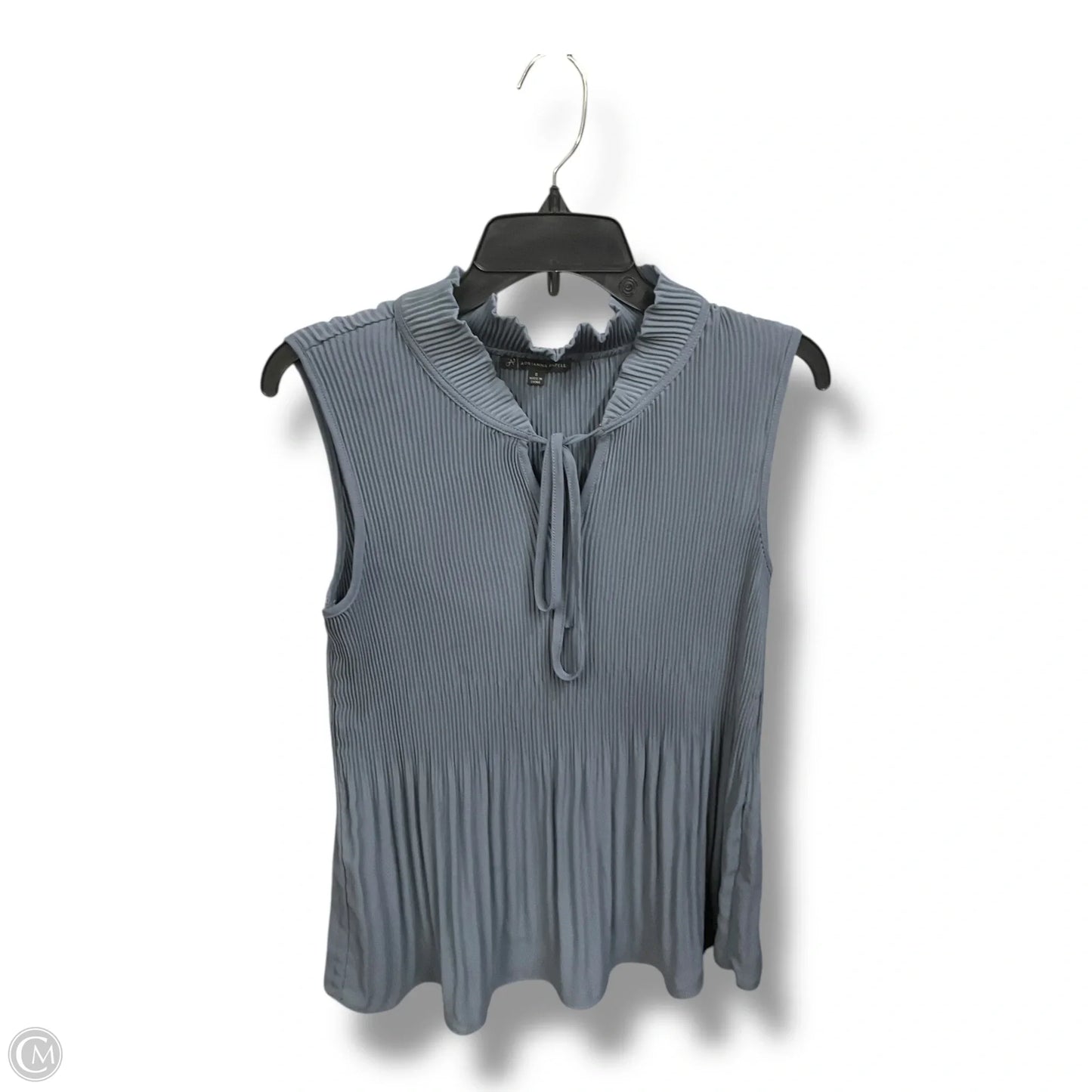 Top Sleeveless By Adrianna Papell In Blue, Size: S