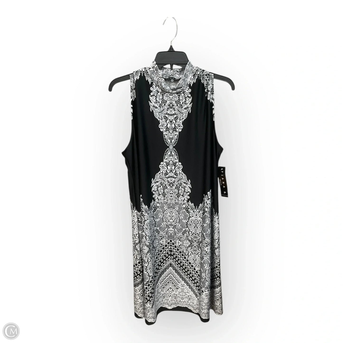 Dress Casual Short By Tiana B In Black & White, Size: Xxl