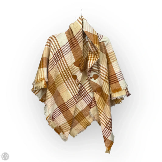 Shawl By Sonoma In Plaid Pattern, Size: Osfm