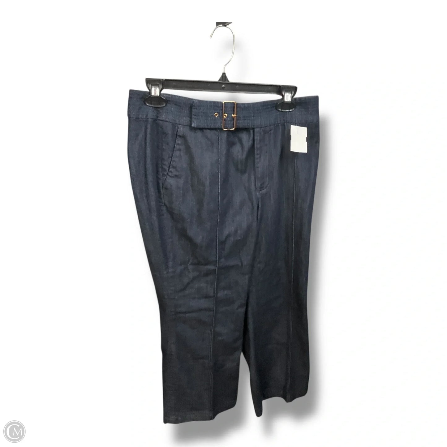 Pants Wide Leg By Chicos In Blue Denim, Size: 8