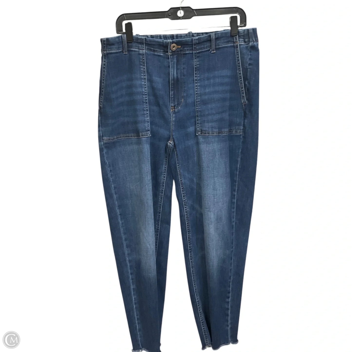 Jeans Straight By J. Jill In Blue Denim, Size: 16
