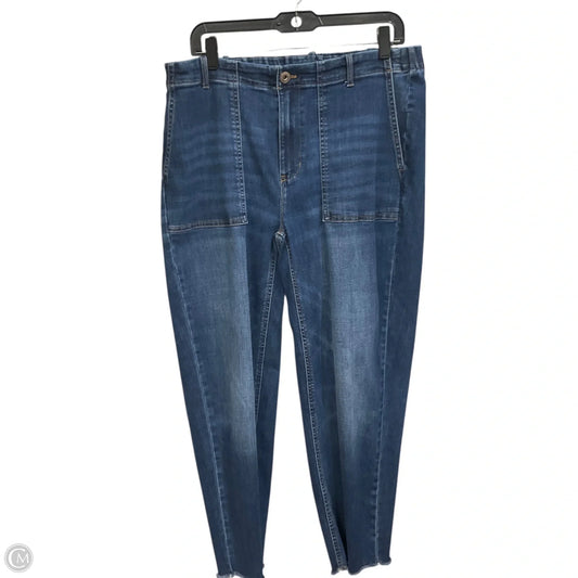 Jeans Straight By J. Jill In Blue Denim, Size: 16