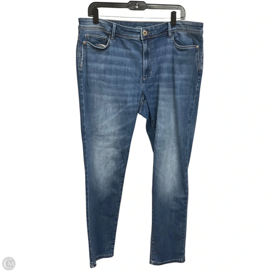 Jeans Skinny By J. Jill In Blue Denim, Size: 14