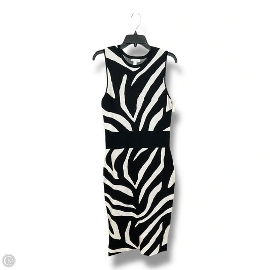 Dress Casual Midi By New York And Co In Zebra Print, Size: M