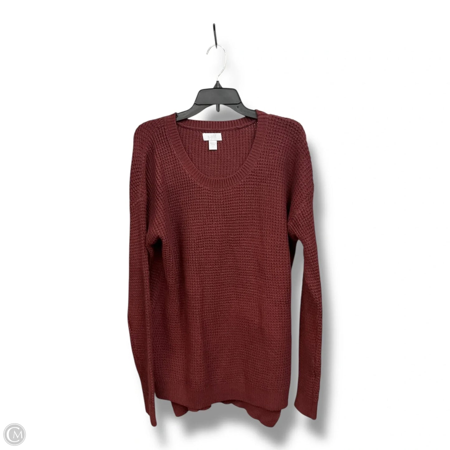 Sweater By J. Jill In Maroon, Size: L