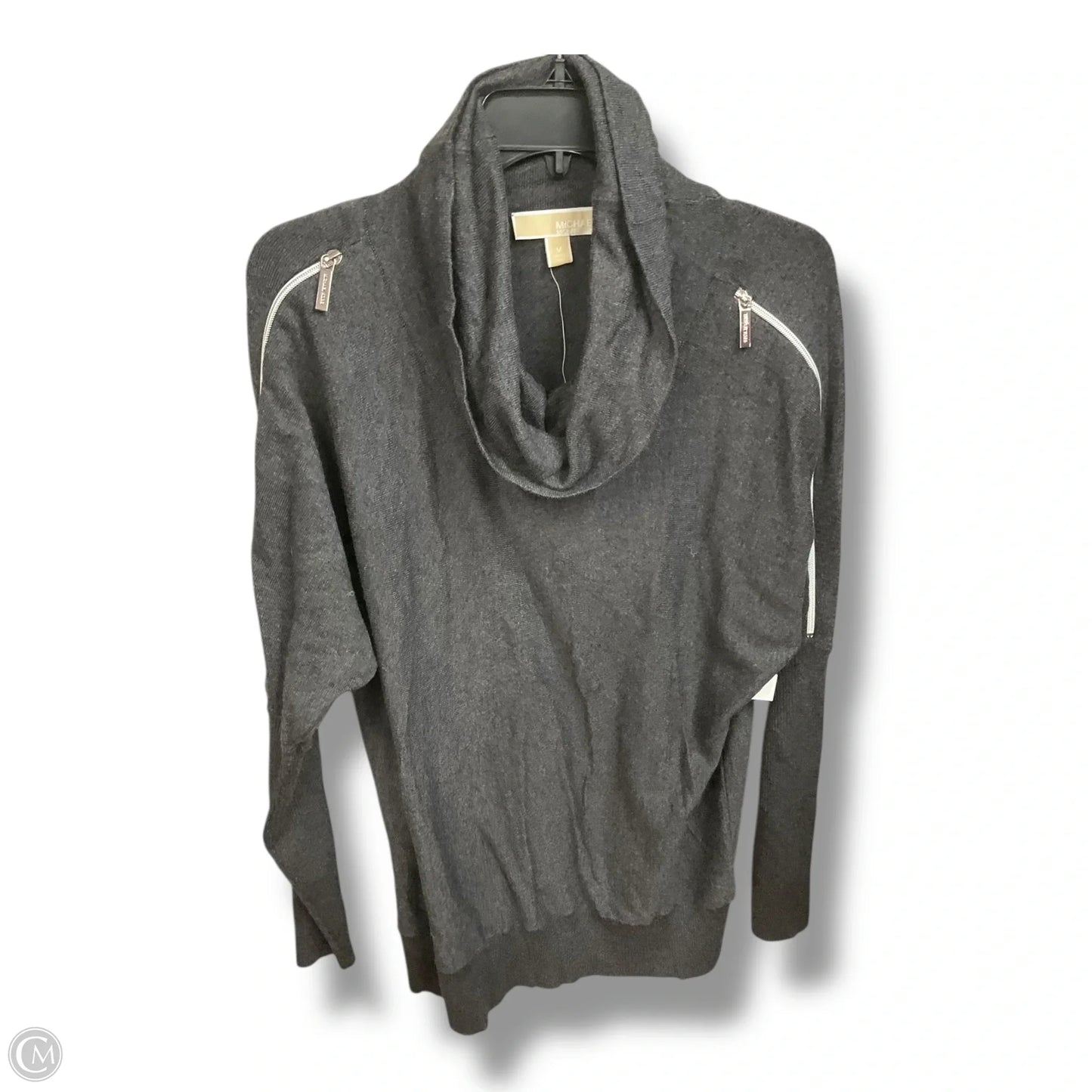 Tunic Long Sleeve By Michael By Michael Kors In Grey, Size: M