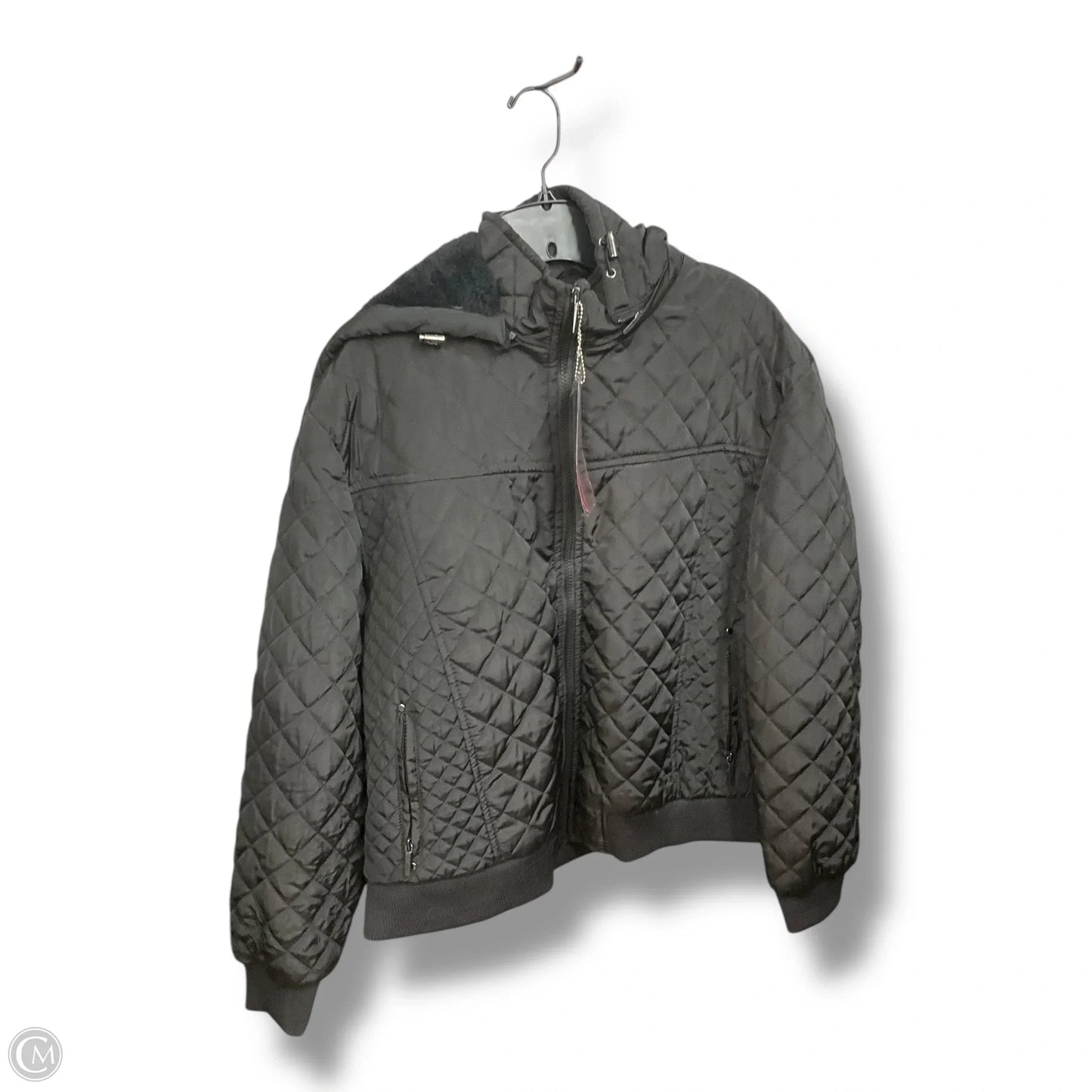 Coat Puffer & Quilted By Yoki In Black, Size: 3x