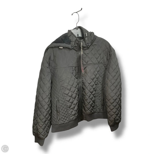 Coat Puffer & Quilted By Yoki In Black, Size: 3x