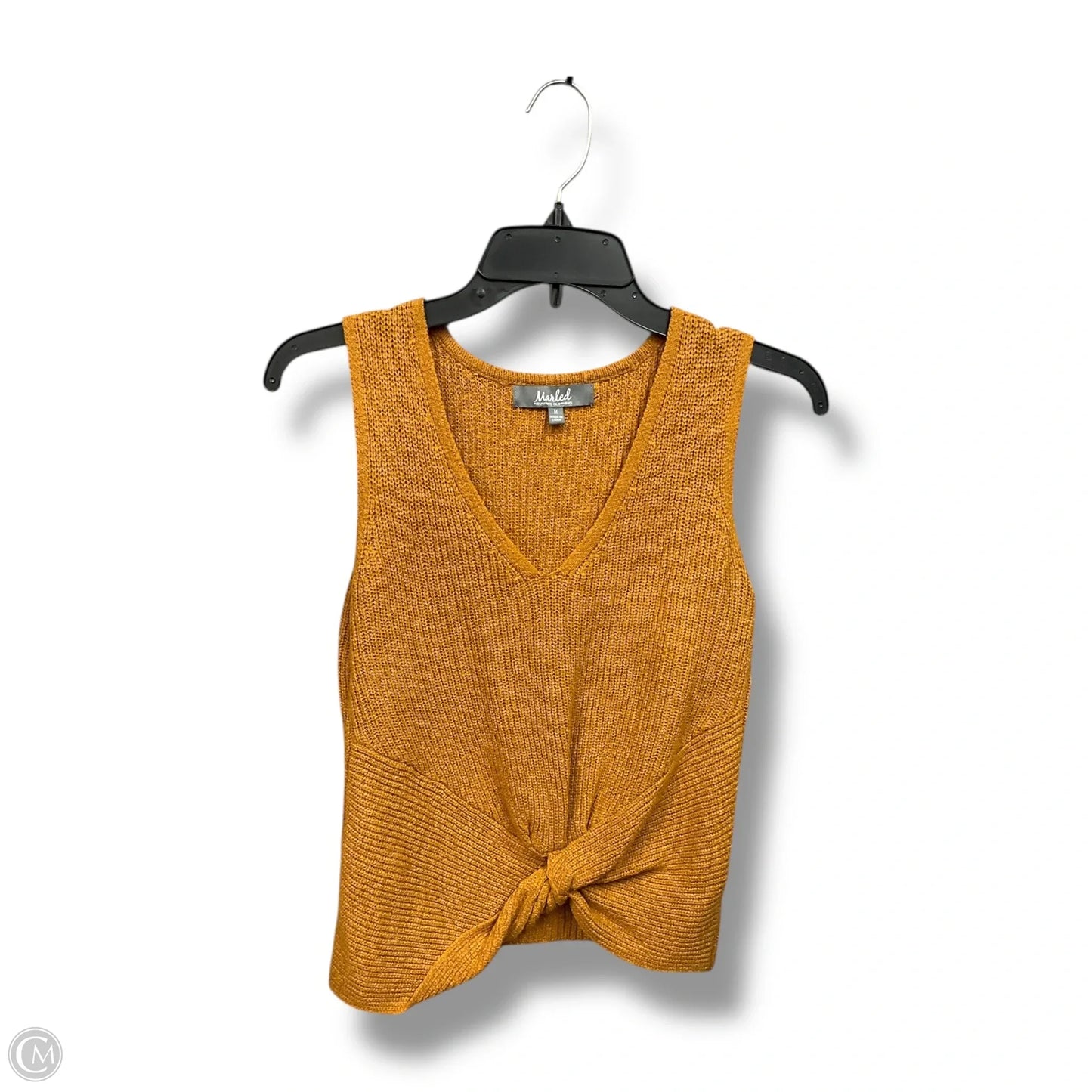 Top Sleeveless By Marled In Orange, Size: M