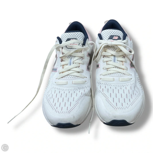 Shoes Athletic By New Balance In Pink & White, Size: 9