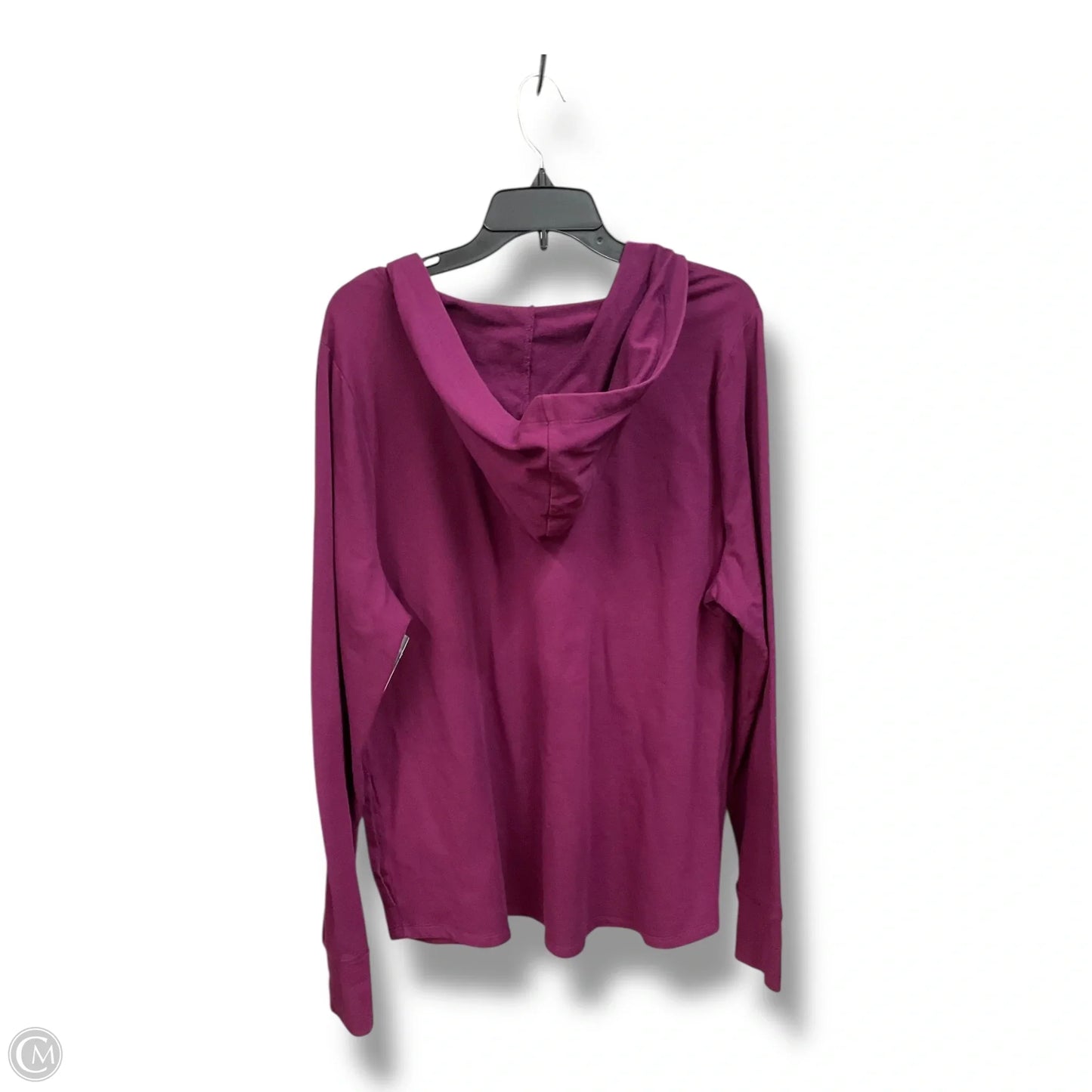 Sweatshirt Hoodie By Belle By Kim Gravel In Purple, Size: Xl