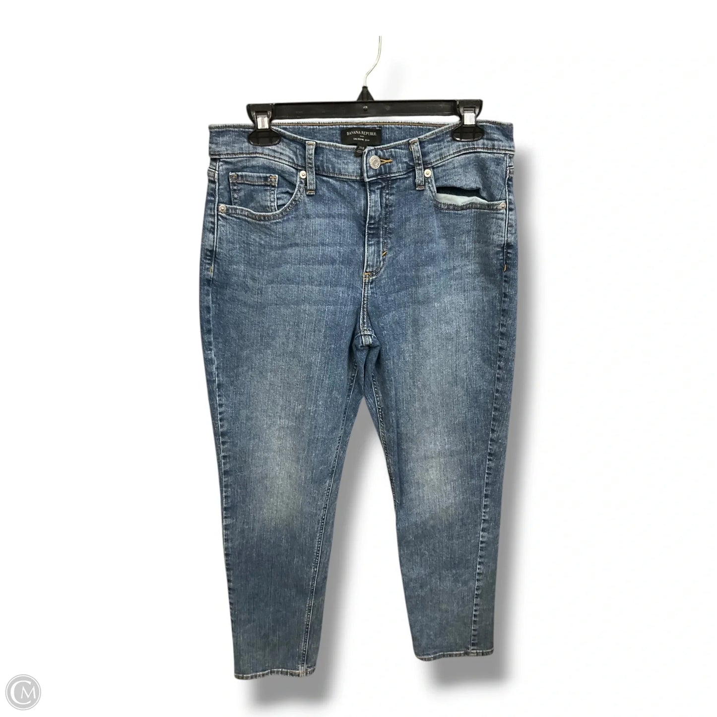 Jeans Boyfriend By Banana Republic In Blue Denim, Size: 8