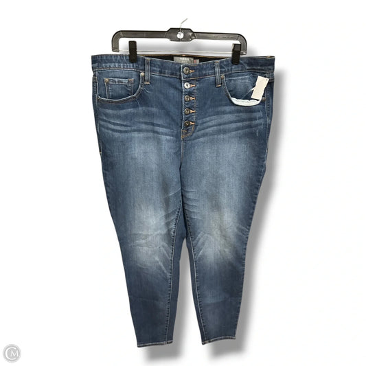 Jeans Skinny By Torrid In Blue Denim, Size: 20