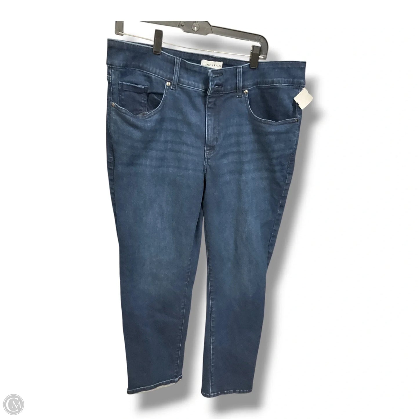 Jeans Straight By Lane Bryant In Blue Denim, Size: 18