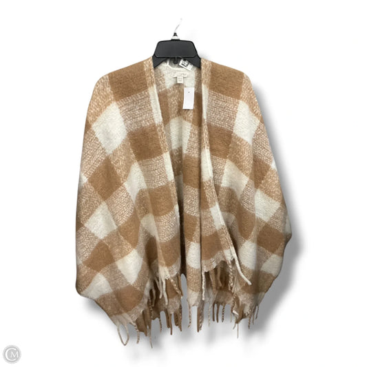Shawl By Loft In Plaid Pattern, Size: Osfm