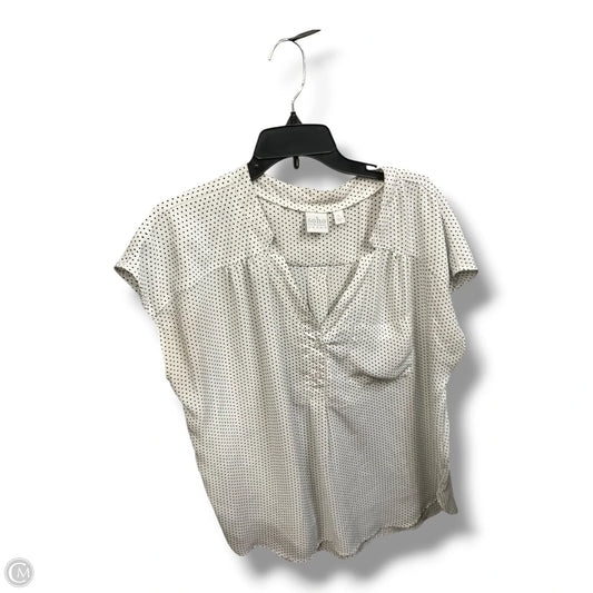Top Sleeveless By Soho Apparel In Polkadot Pattern, Size: Xl