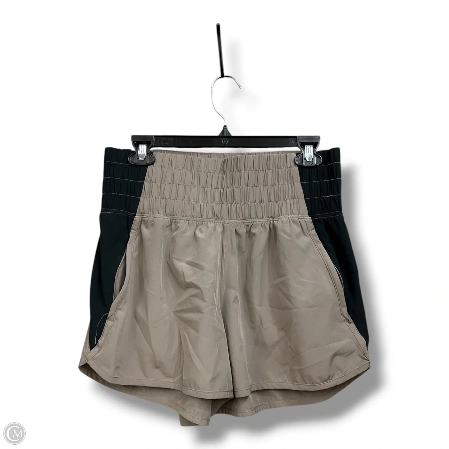 Athletic Shorts By Ypb In Taupe, Size: M