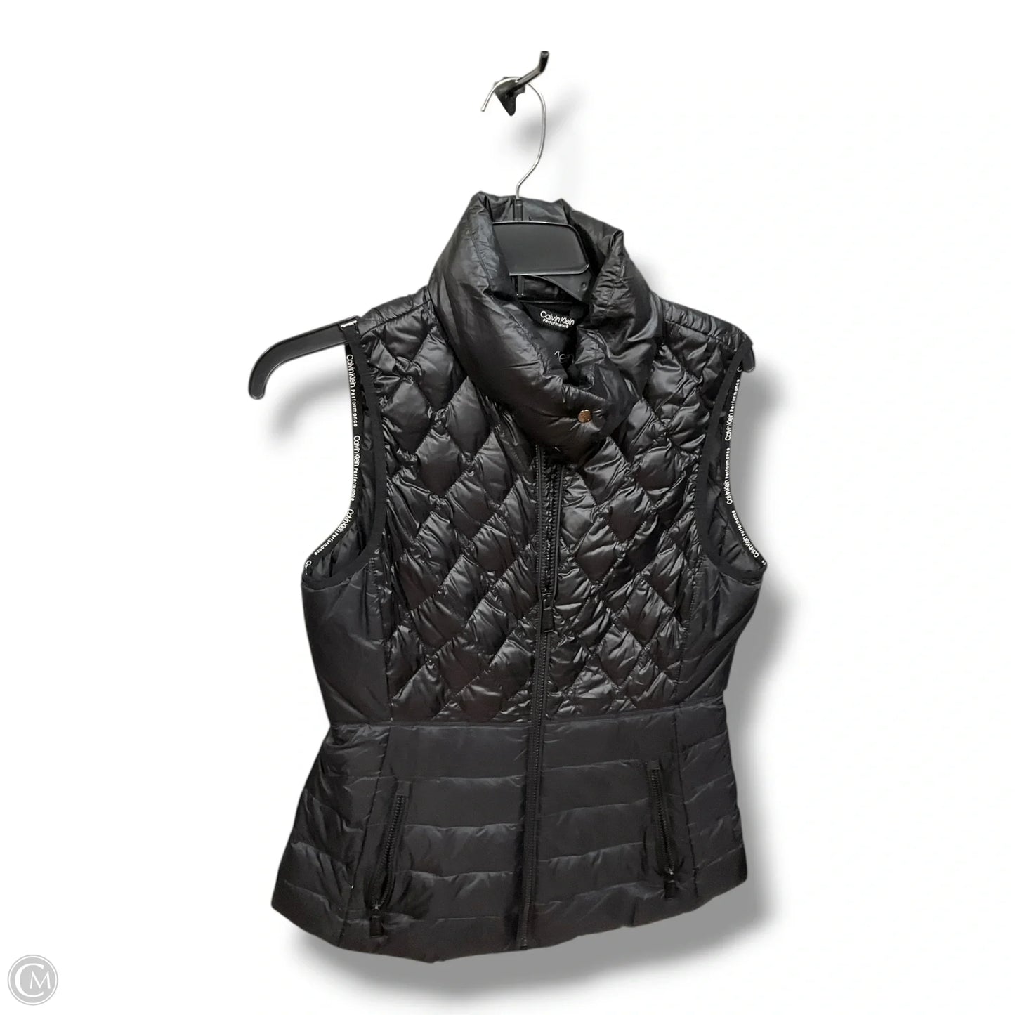 Vest Puffer & Quilted By Calvin Klein Performance In Black, Size: S