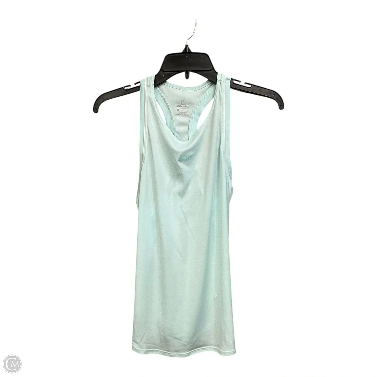 Athletic Tank Top By Nike Apparel In Aqua, Size: S
