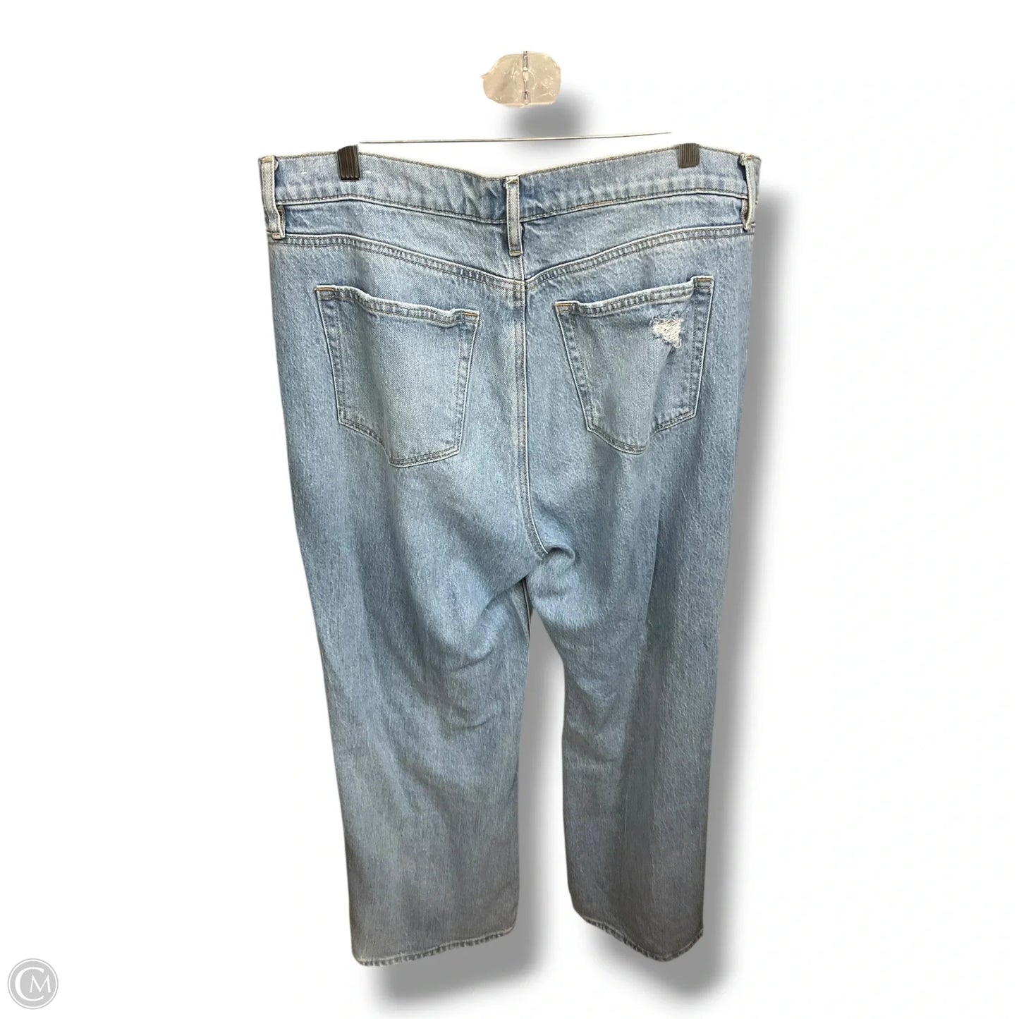 Jeans Wide Leg By Loft In Blue Denim, Size: 12