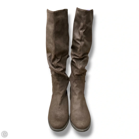 Boots Mid-calf Heels By White Mountain In Brown, Size: 8.5