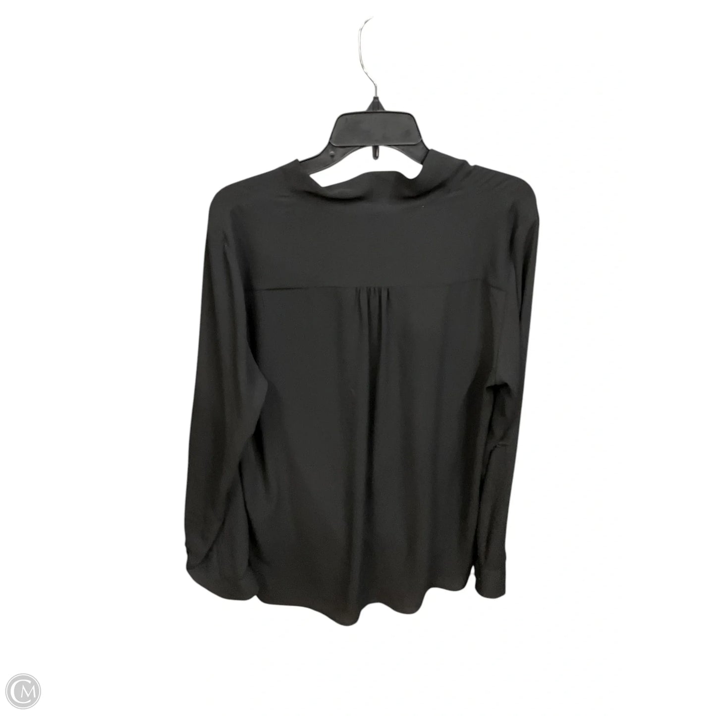 Blouse Long Sleeve By Pleione In Black, Size: Xl